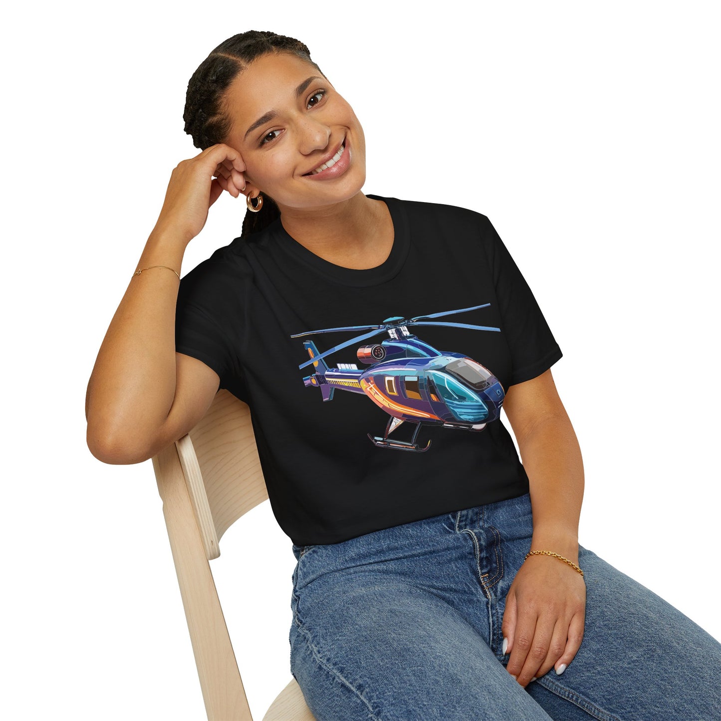 Chopper Shirt, Helicopter Shirt, Shirt with Helicopter, T Shirt with Chopper