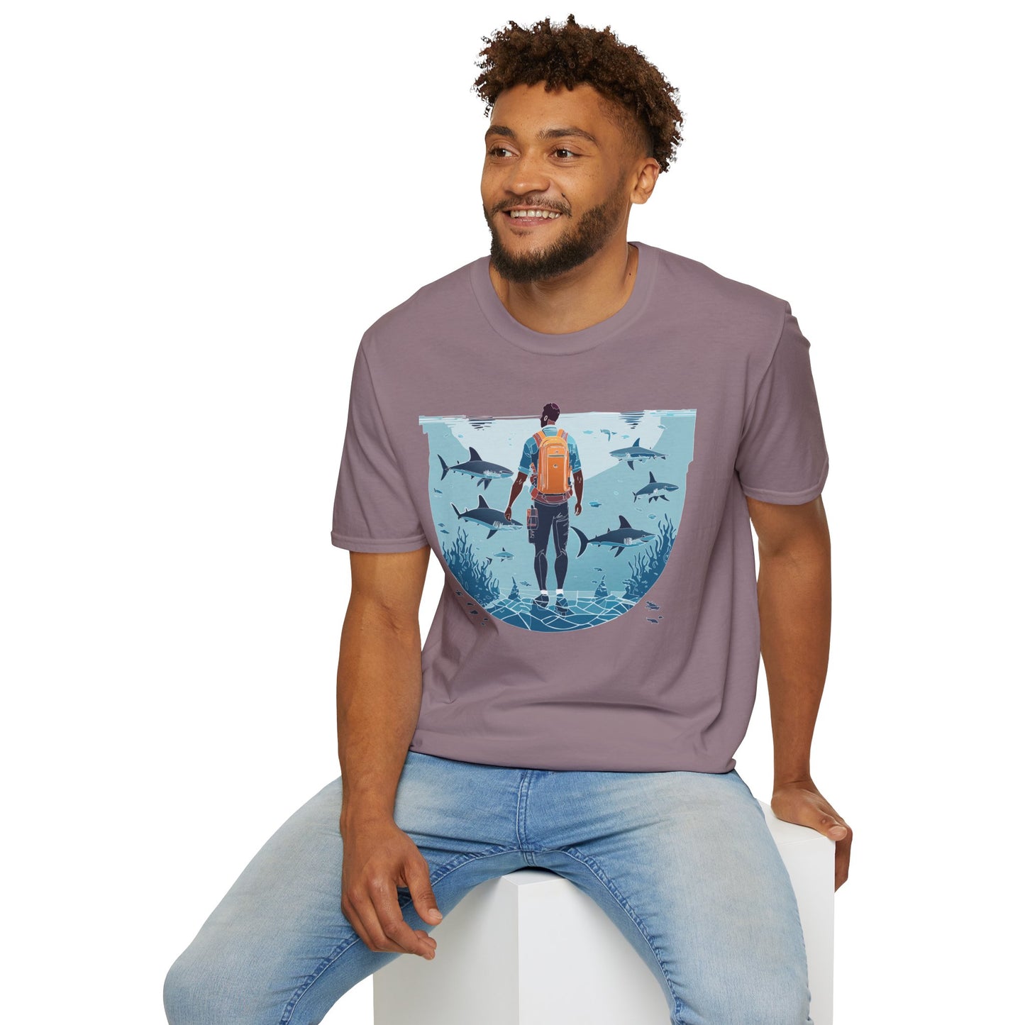 Ocean Tee Shirt, Ocean Shirt, Shirt with Ocean, U boat Tees, Shirt with U-Boat