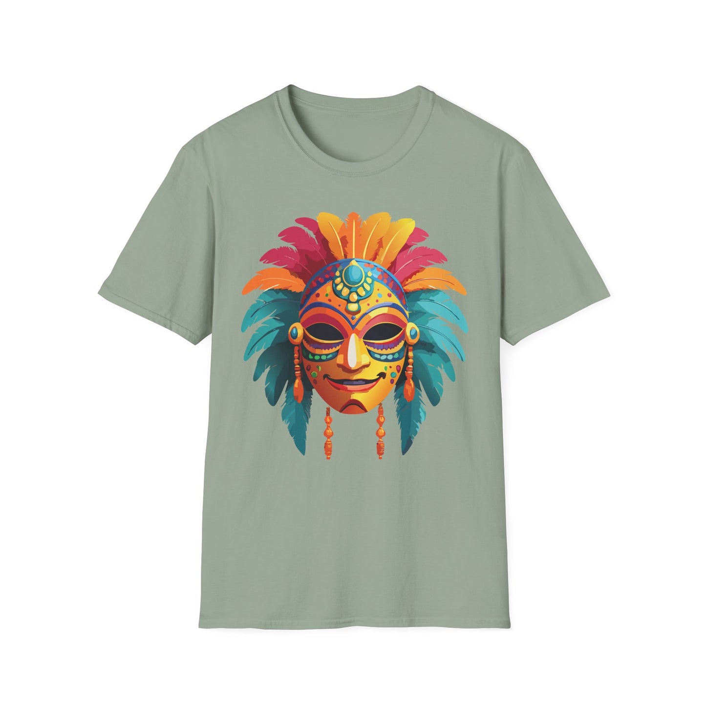 Mask Tee Shirt, Mask Shirt, Shirt with Mask, Masquerade Tees