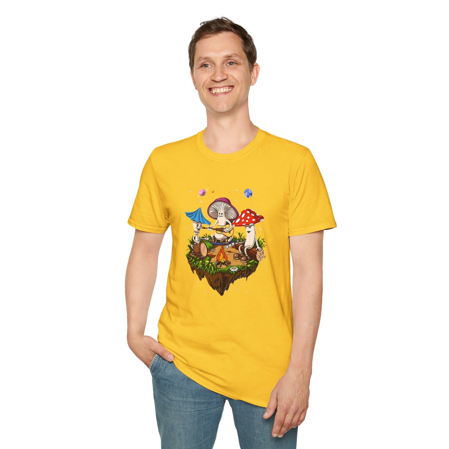Mashroom Tee Shirt, Mashroom Shirt, Shirt with Funny Mashroom, Shirt with Fungus