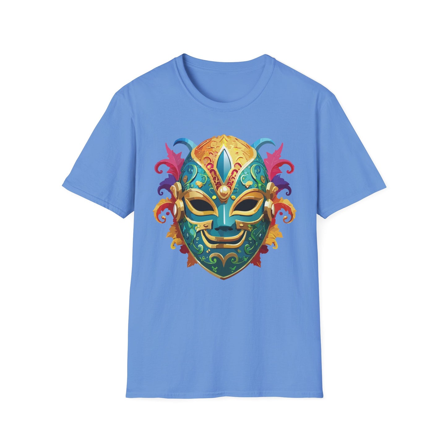 Mask Tee Shirt, Mask Shirt, Shirt with Mask, Masquerade Tees