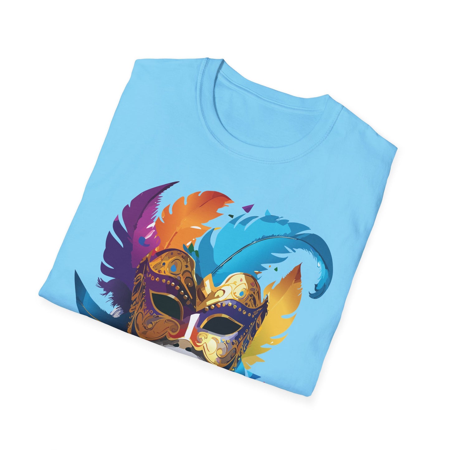 Mask Tee Shirt, Mask Shirt, Shirt with Mask, Masquerade Tees