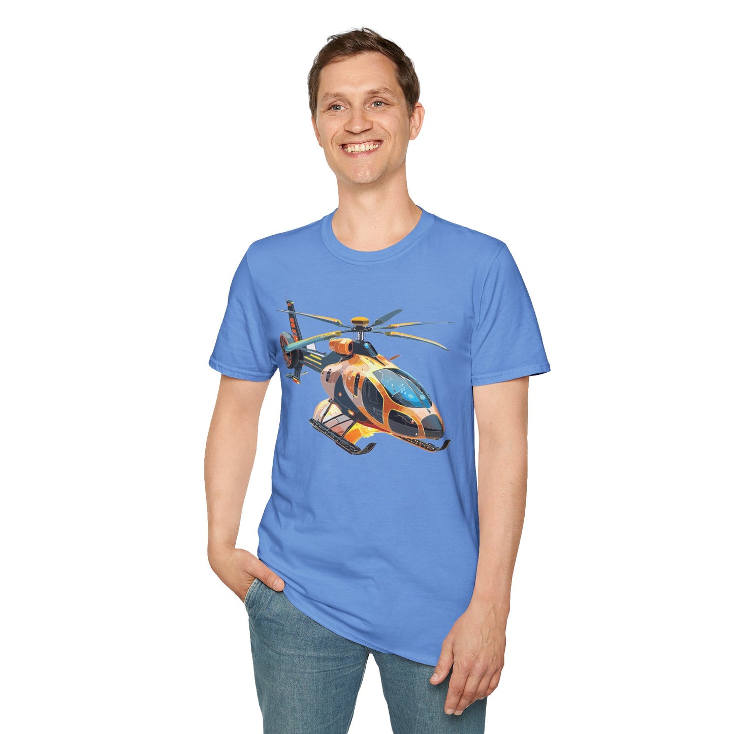 Chopper Shirt, Helicopter Shirt, Shirt with Helicopter, T Shirt with Chopper