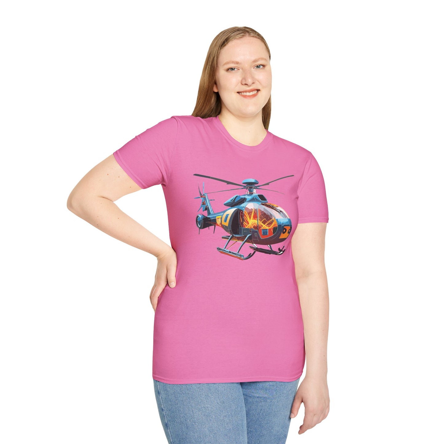 Chopper Shirt, Helicopter Shirt, Shirt with Helicopter, T Shirt with Chopper