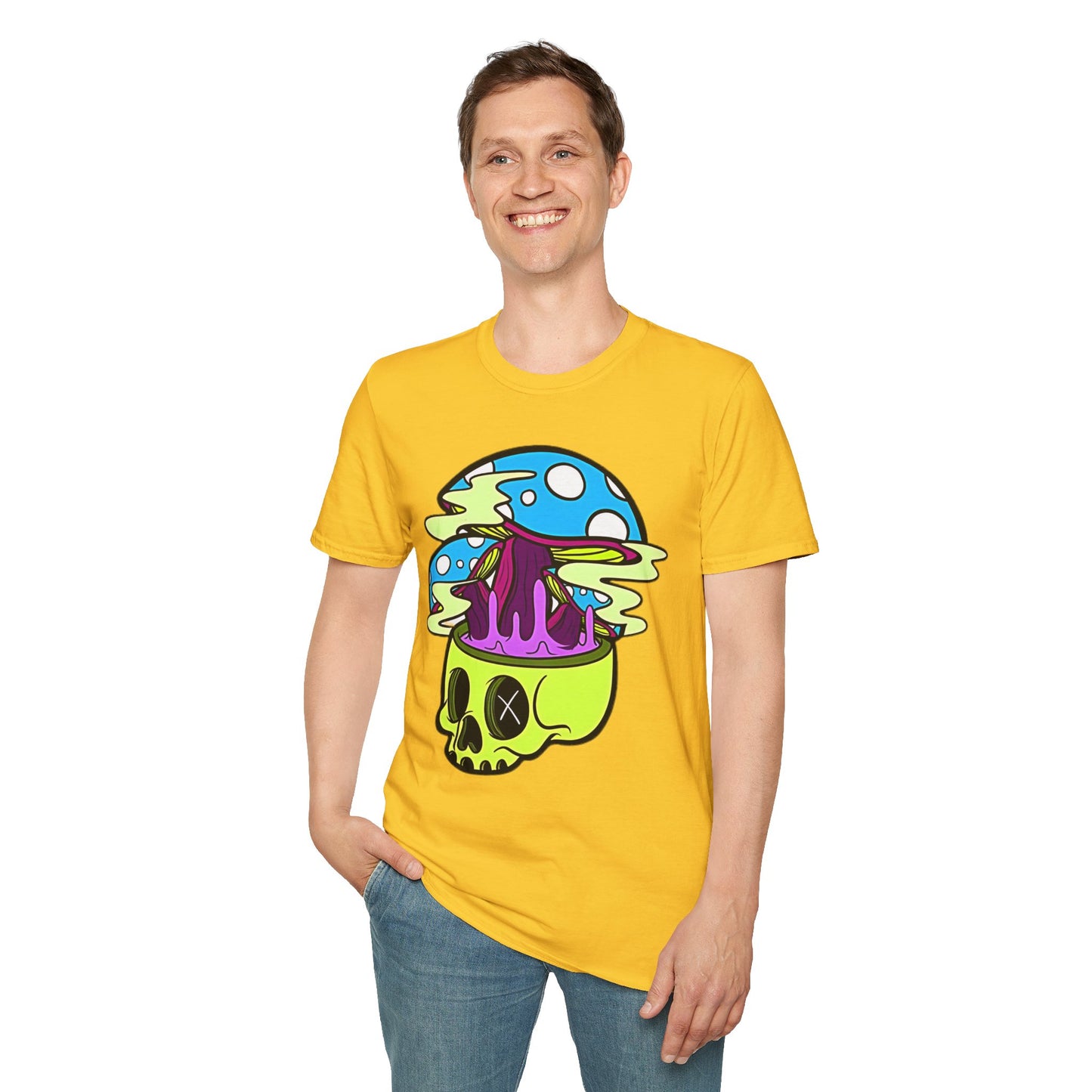 Skull Tee Shirt, Skeleton Shirt, Shirt with Skull, Shirt with Skeleton