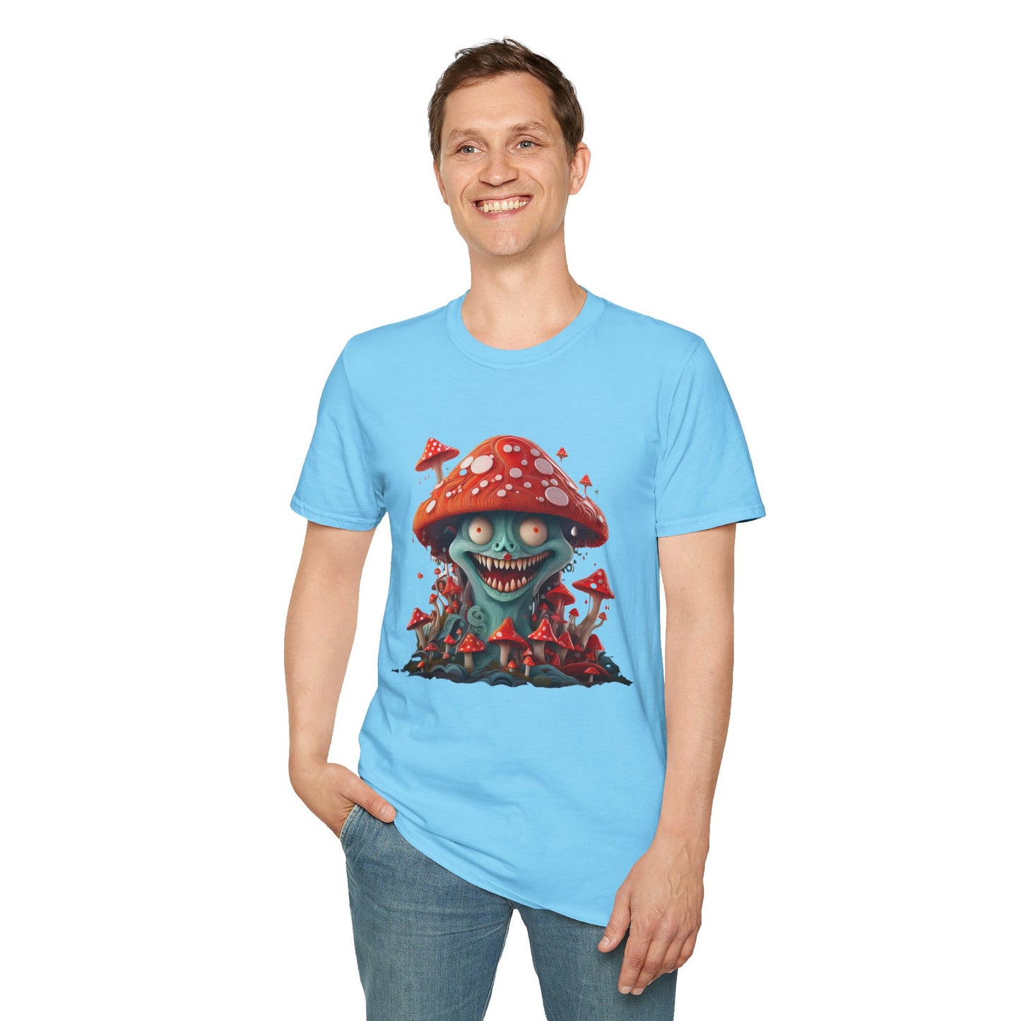 Mashroom Tee Shirt, Mashroom Shirt, Shirt with Funny Mashroom, Shirt with Fungus