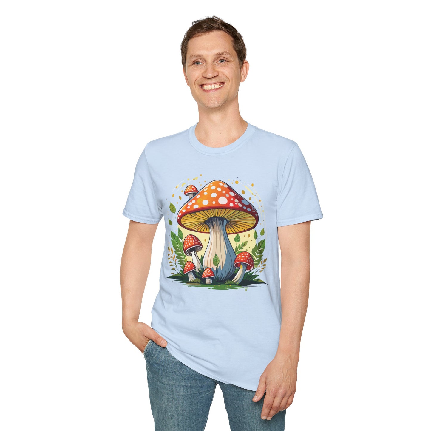 Mashroom Tee Shirt, Mashroom Shirt, Shirt with Funny Mashroom, Shirt with Fungus
