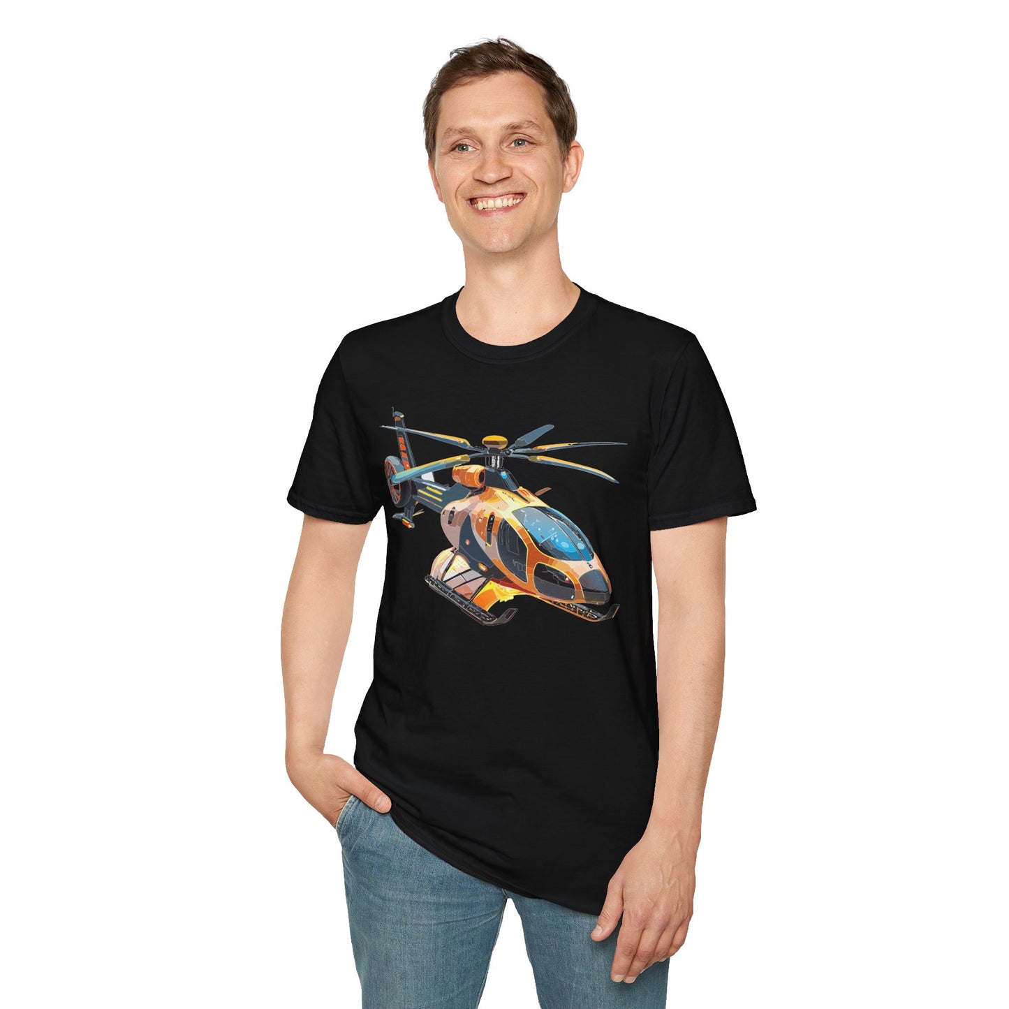 Chopper Shirt, Helicopter Shirt, Shirt with Helicopter, T Shirt with Chopper