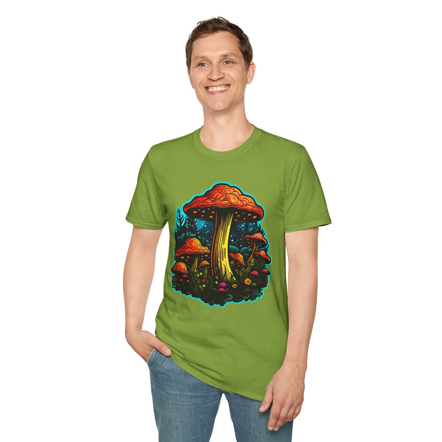 Mashroom Tee Shirt, Mashroom Shirt, Shirt with Funny Mashroom, Shirt with Fungus