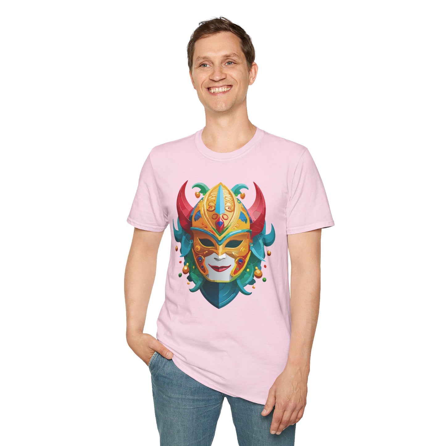 Mask Tee Shirt, Mask Shirt, Shirt with Mask, Masquerade Tees