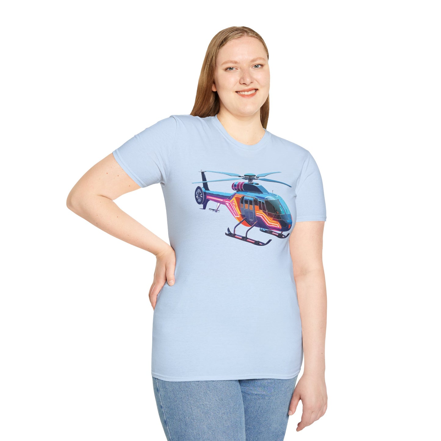 Chopper Shirt, Helicopter Shirt, Shirt with Helicopter, T Shirt with Chopper