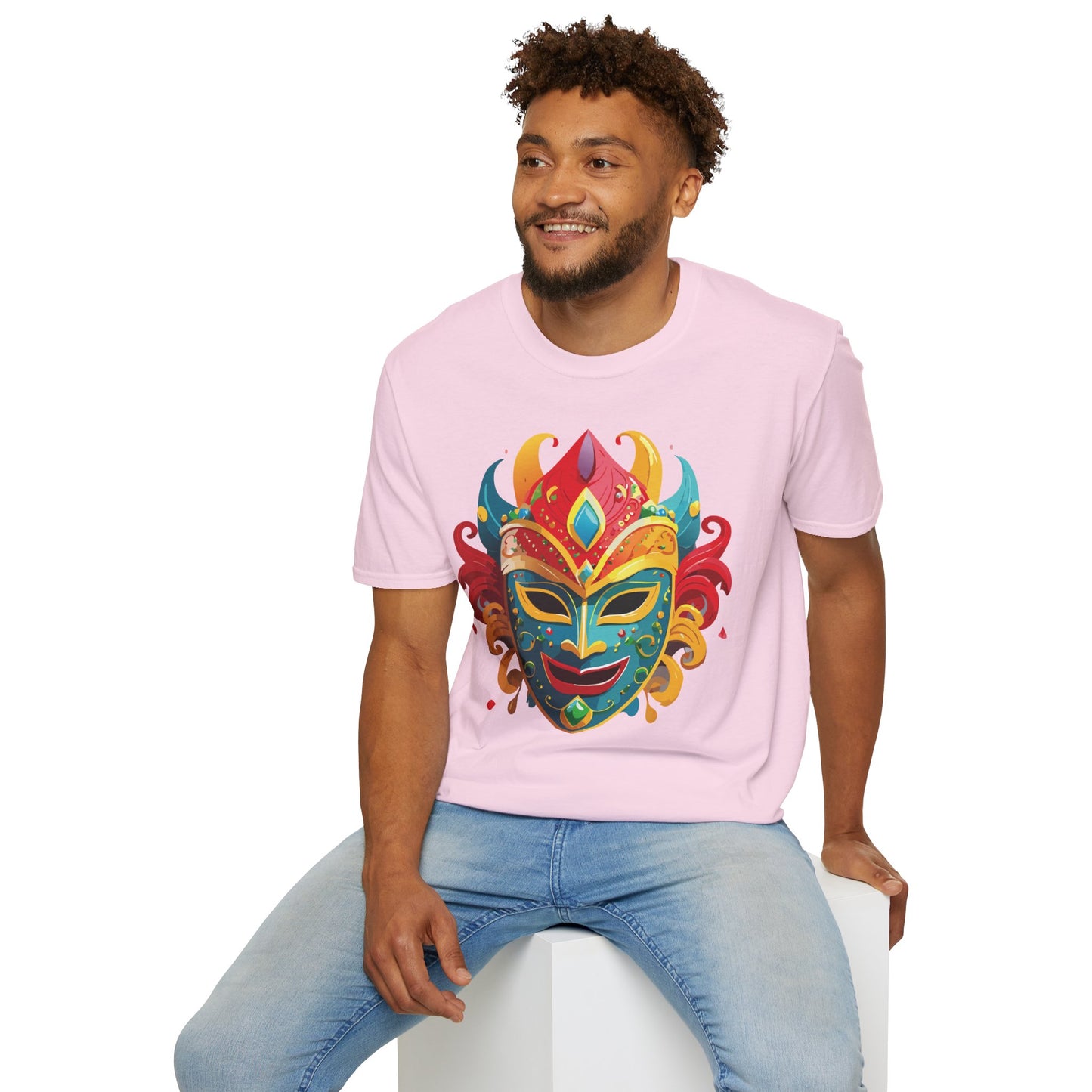 Mask Tee Shirt, Mask Shirt, Shirt with Mask, Masquerade Tees