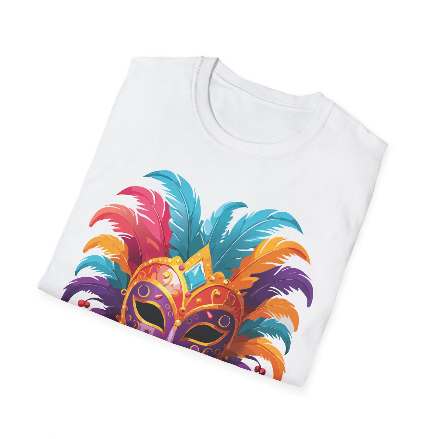 Mask Tee Shirt, Mask Shirt, Shirt with Mask, Masquerade Tees