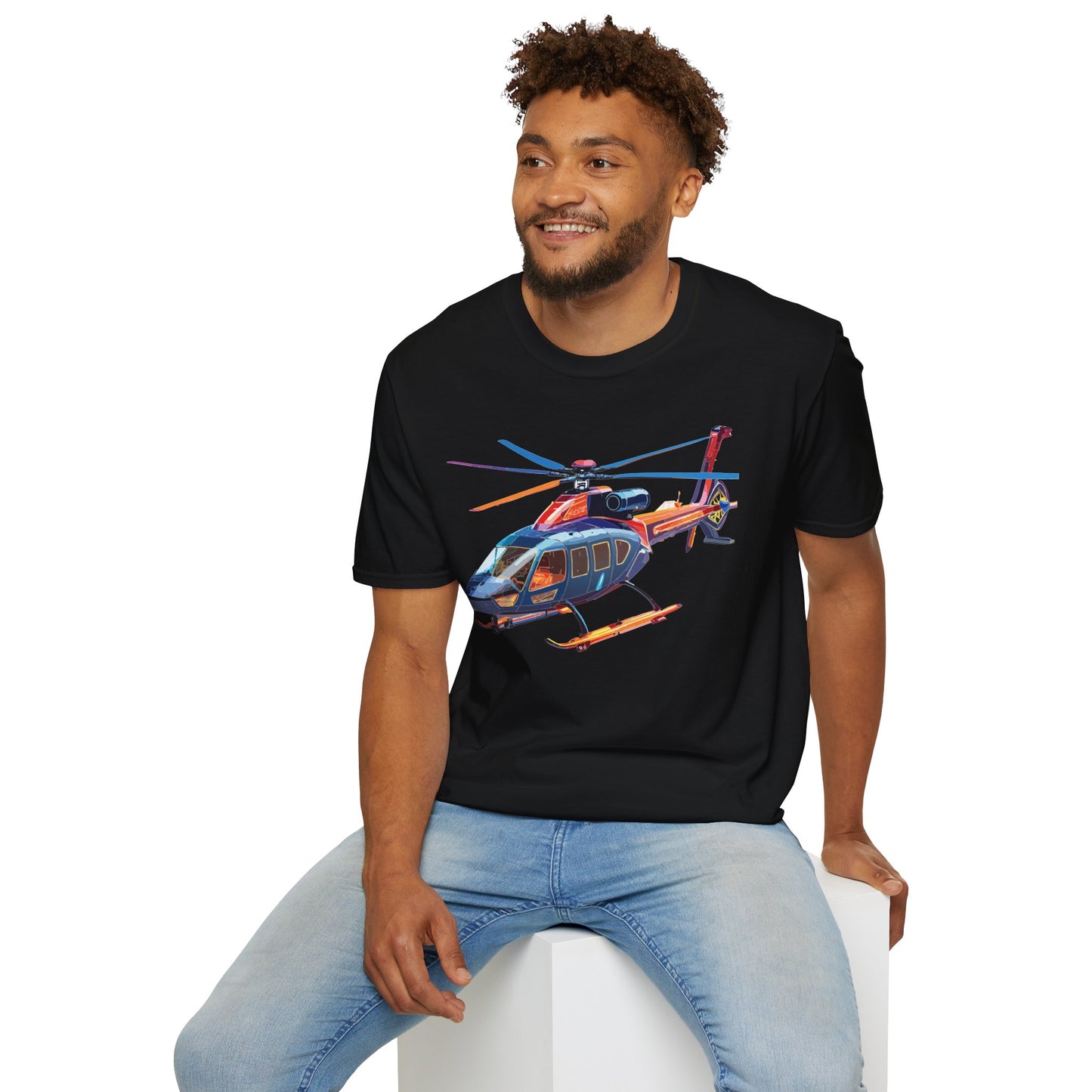 Chopper Shirt, Helicopter Shirt, Shirt with Helicopter, T Shirt with Chopper