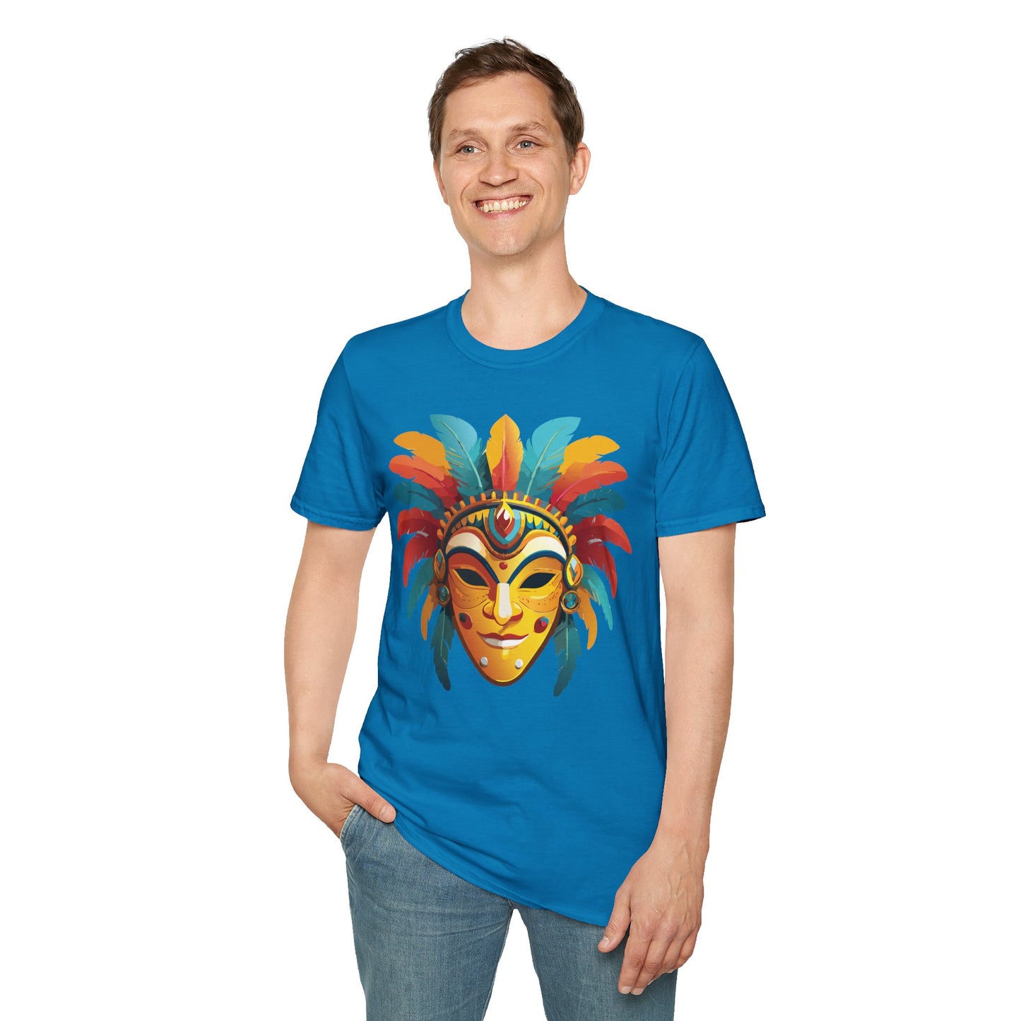 Mask Tee Shirt, Mask Shirt, Shirt with Mask, Masquerade Tees