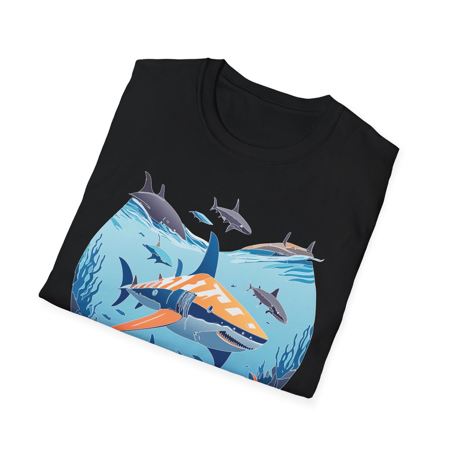 Ocean Tee Shirt, Ocean Shirt, Shirt with Ocean, U boat Tees, Shirt with U-Boat
