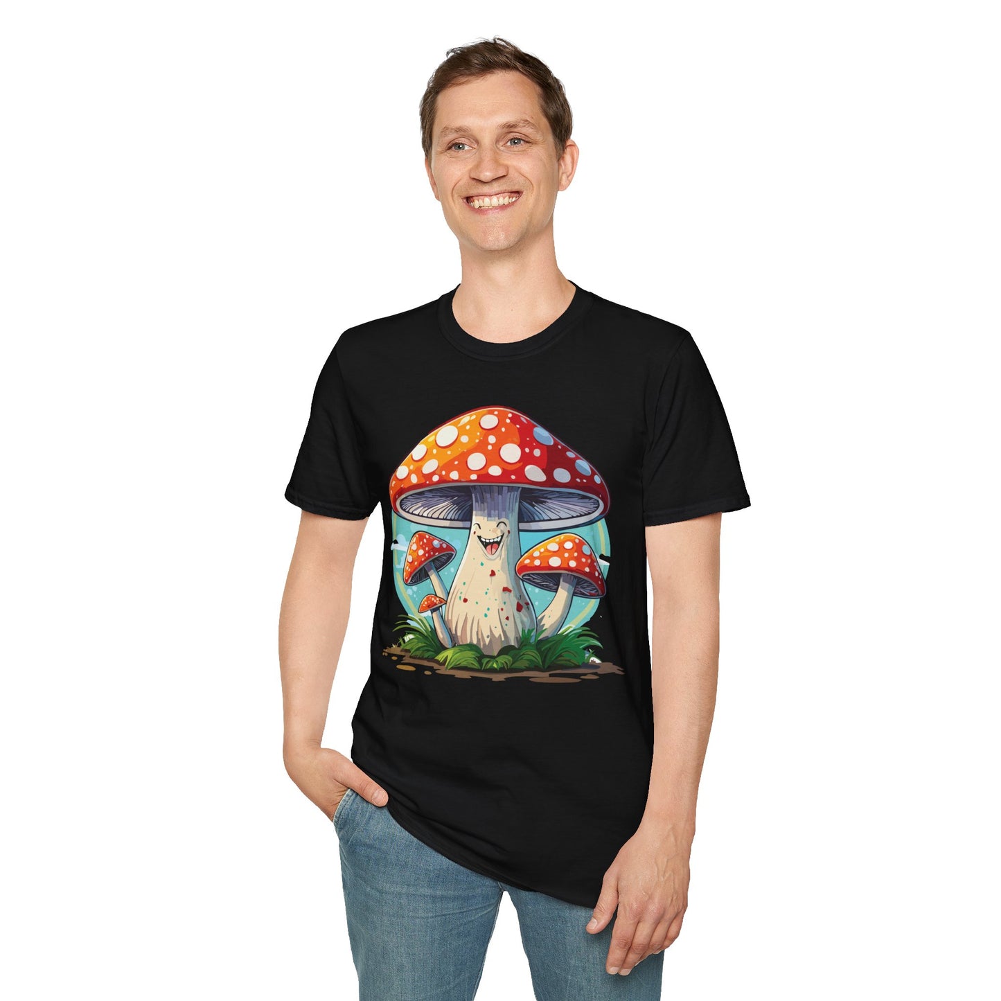 Mashroom Tee Shirt, Mashroom Shirt, Shirt with Funny Mashroom, Shirt with Fungus