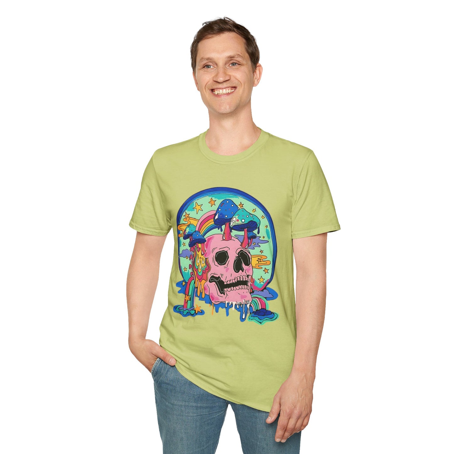 Skull Tee Shirt, Skeleton Shirt, Shirt with Skull, Shirt with Skeleton