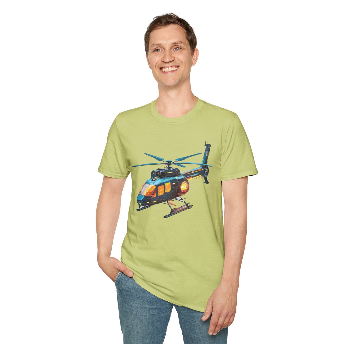Chopper Shirt, Helicopter Shirt, Shirt with Helicopter, T Shirt with Chopper