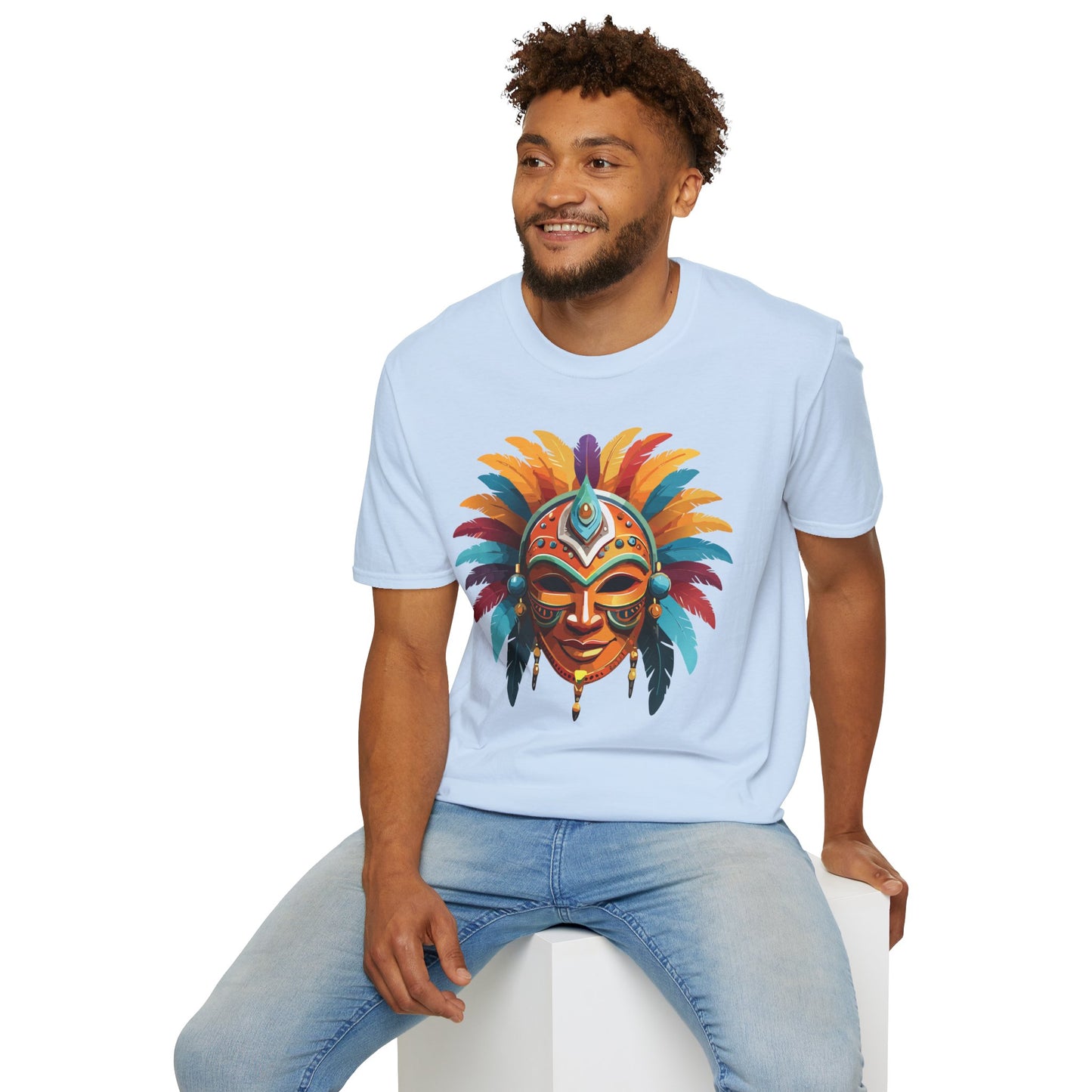 Mask Tee Shirt, Mask Shirt, Shirt with Mask, Masquerade Tees