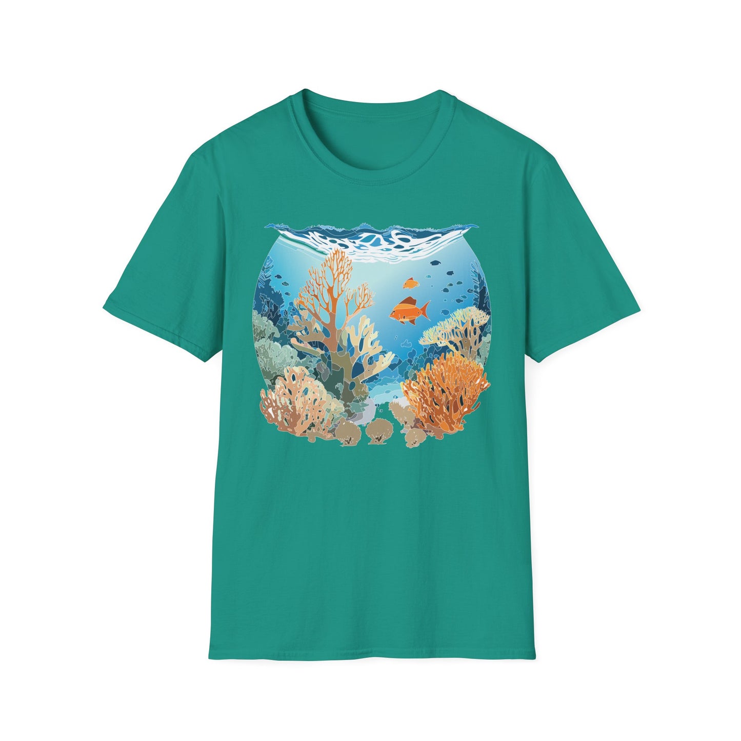Ocean Tee Shirt, Ocean Shirt, Shirt with Ocean, U boat Tees, Shirt with U-Boat