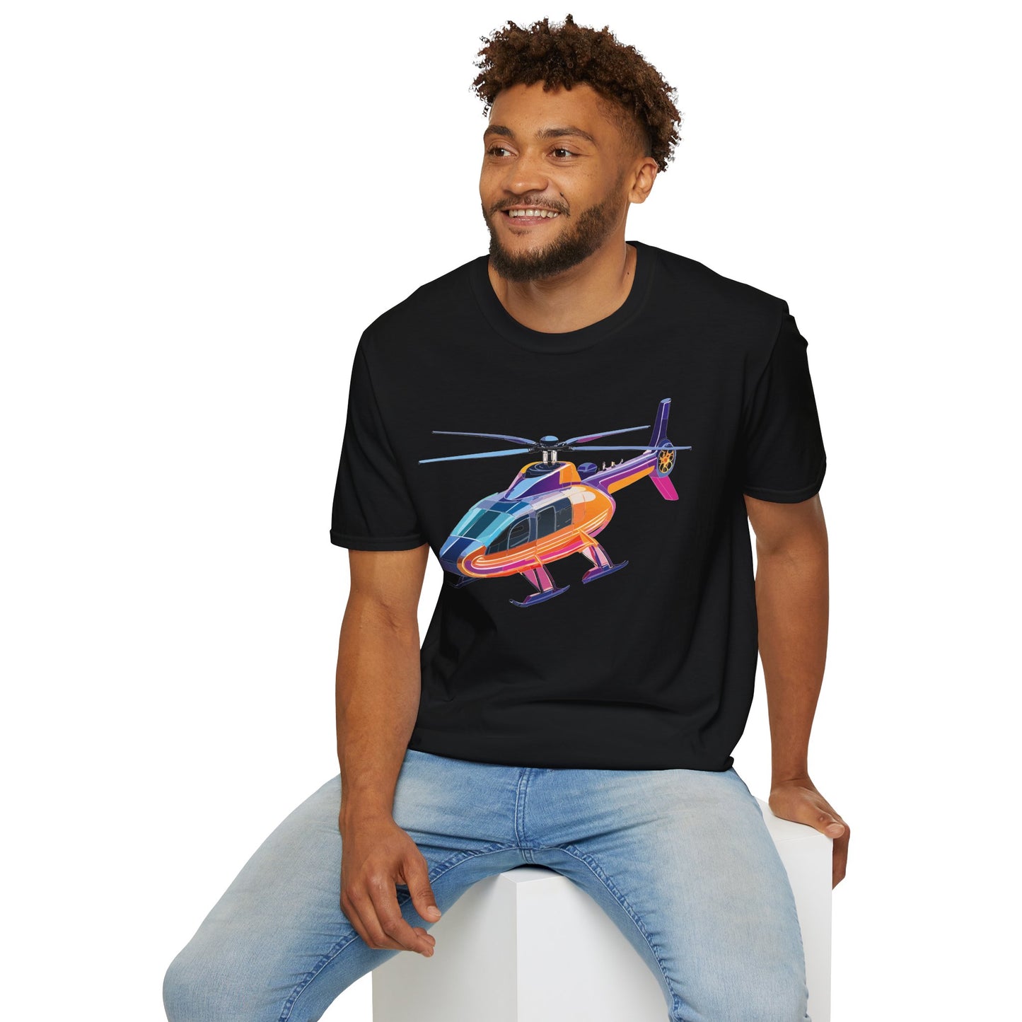 Chopper Shirt, Helicopter Shirt, Shirt with Helicopter, T Shirt with Chopper