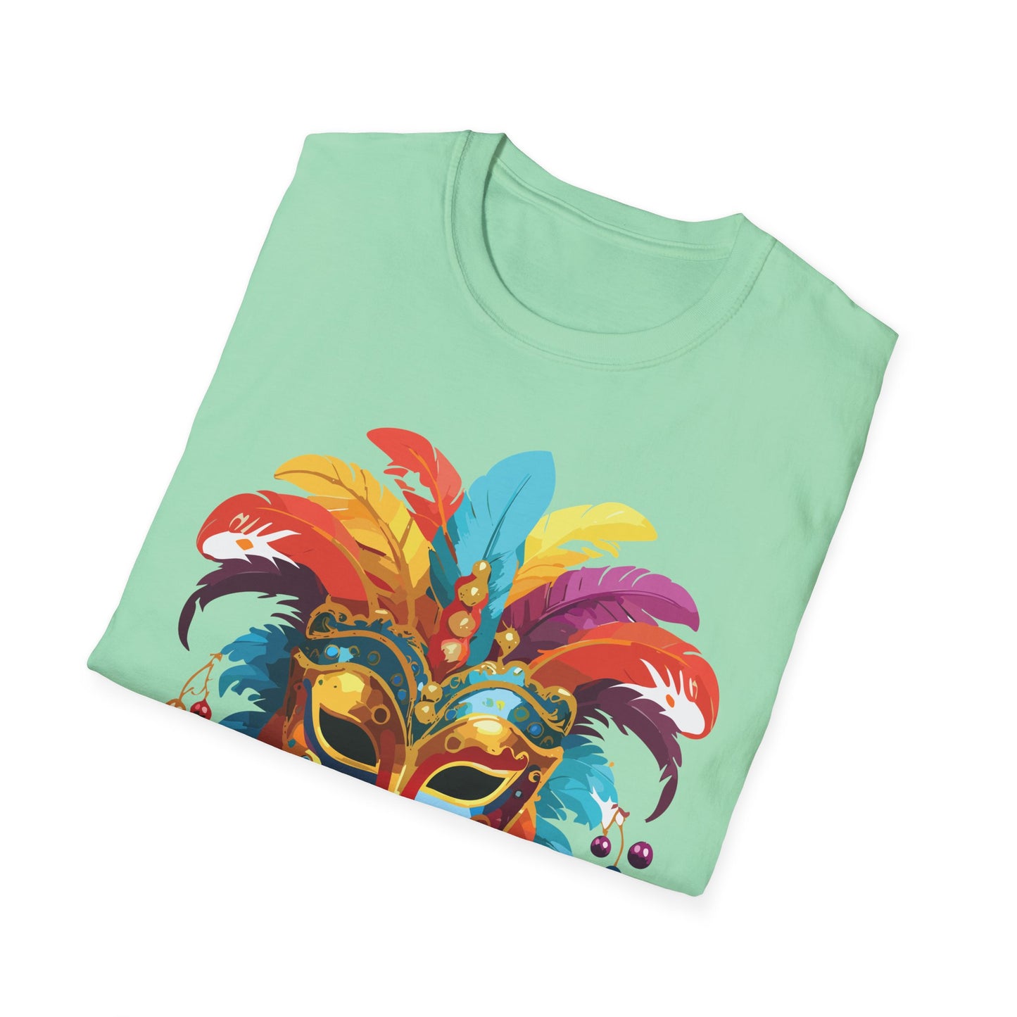 Mask Tee Shirt, Mask Shirt, Shirt with Mask, Masquerade Tees