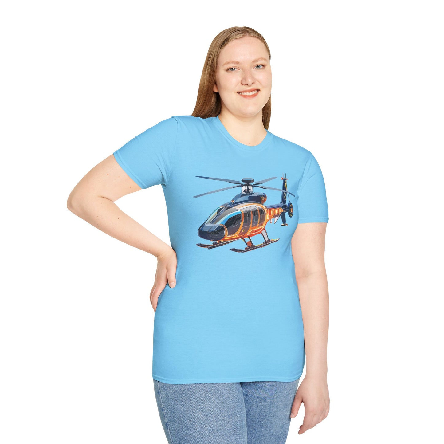 Chopper Shirt, Helicopter Shirt, Shirt with Helicopter, T Shirt with Chopper