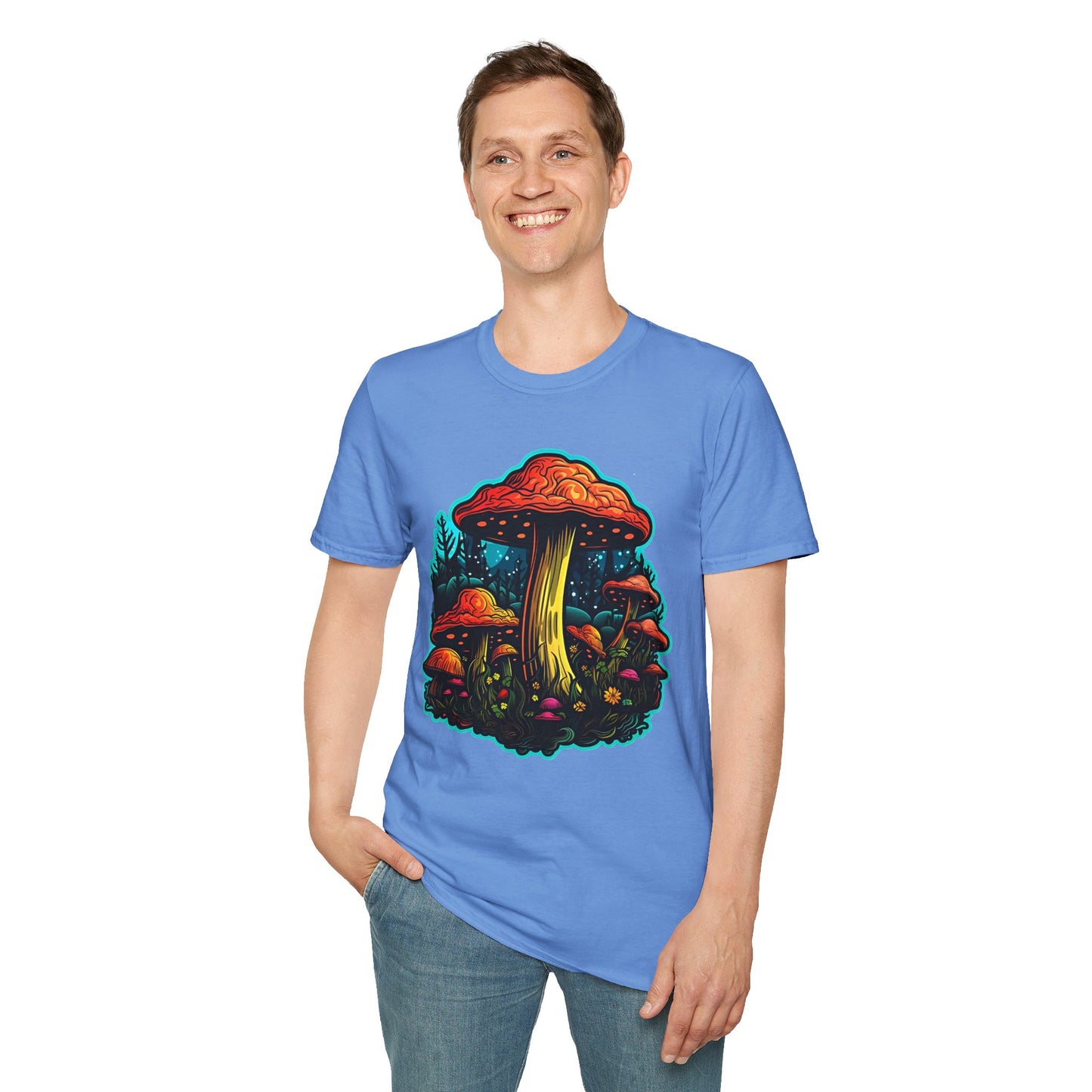 Mashroom Tee Shirt, Mashroom Shirt, Shirt with Funny Mashroom, Shirt with Fungus