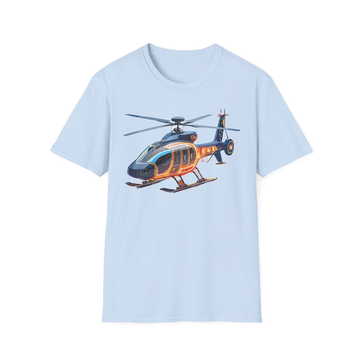 Chopper Shirt, Helicopter Shirt, Shirt with Helicopter, T Shirt with Chopper