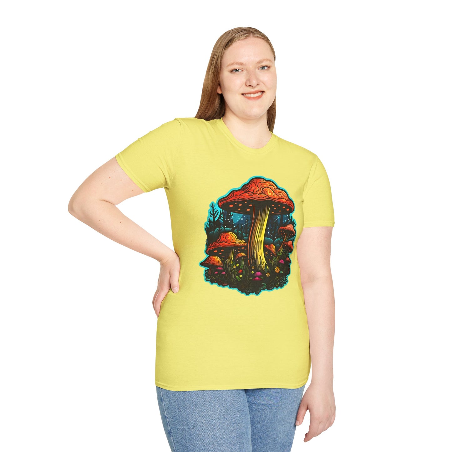 Mashroom Tee Shirt, Mashroom Shirt, Shirt with Funny Mashroom, Shirt with Fungus