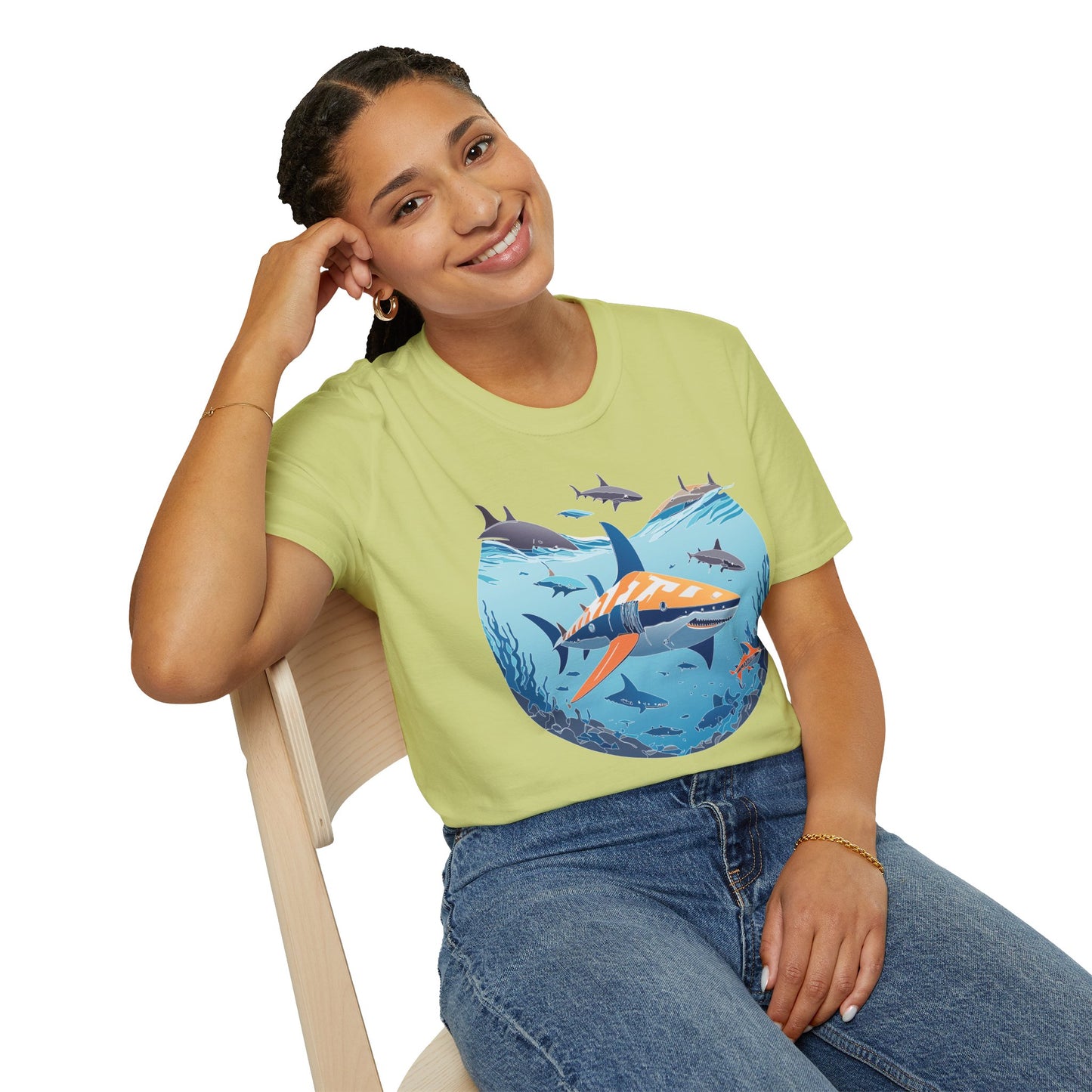 Ocean Tee Shirt, Ocean Shirt, Shirt with Ocean, U boat Tees, Shirt with U-Boat