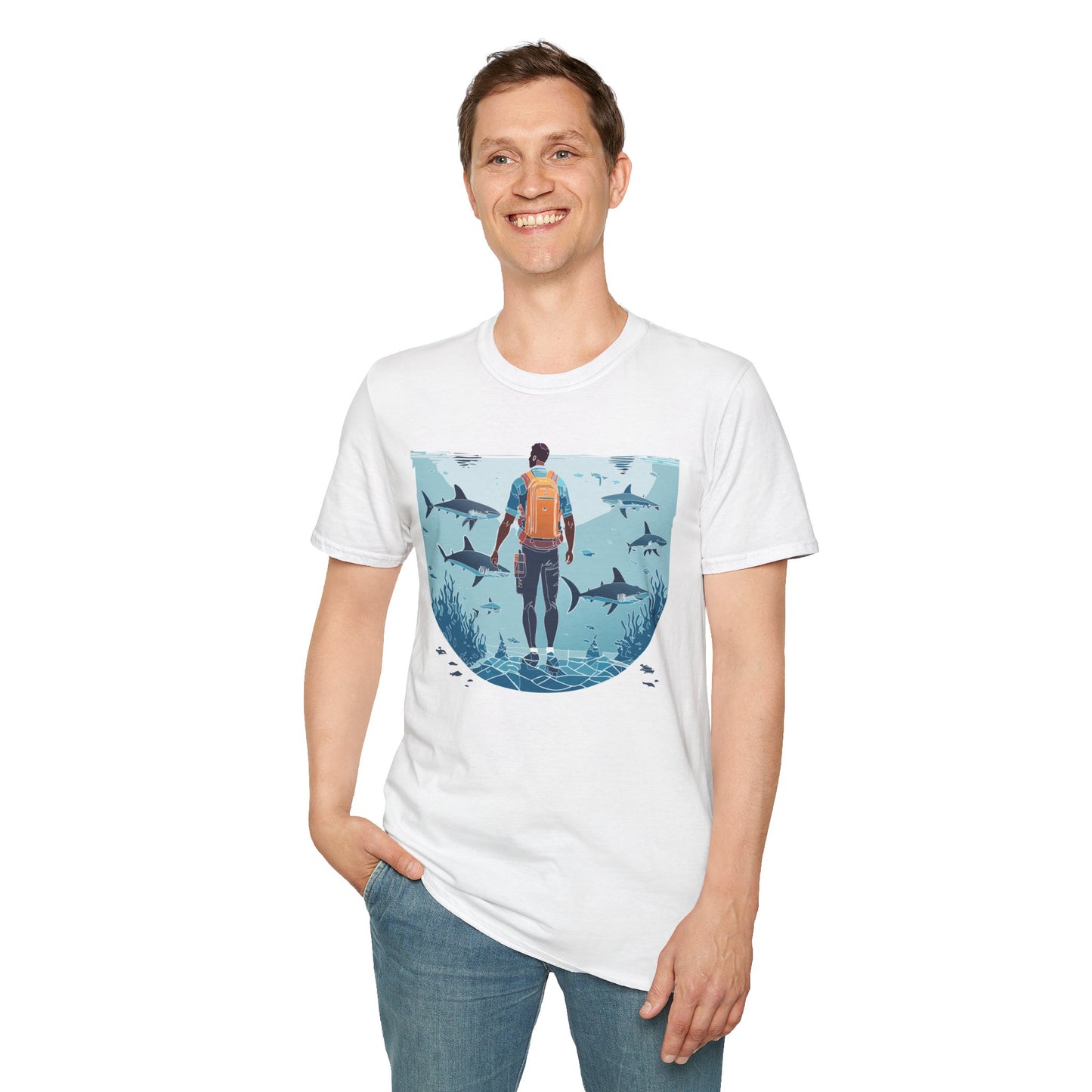 Ocean Tee Shirt, Ocean Shirt, Shirt with Ocean, U boat Tees, Shirt with U-Boat