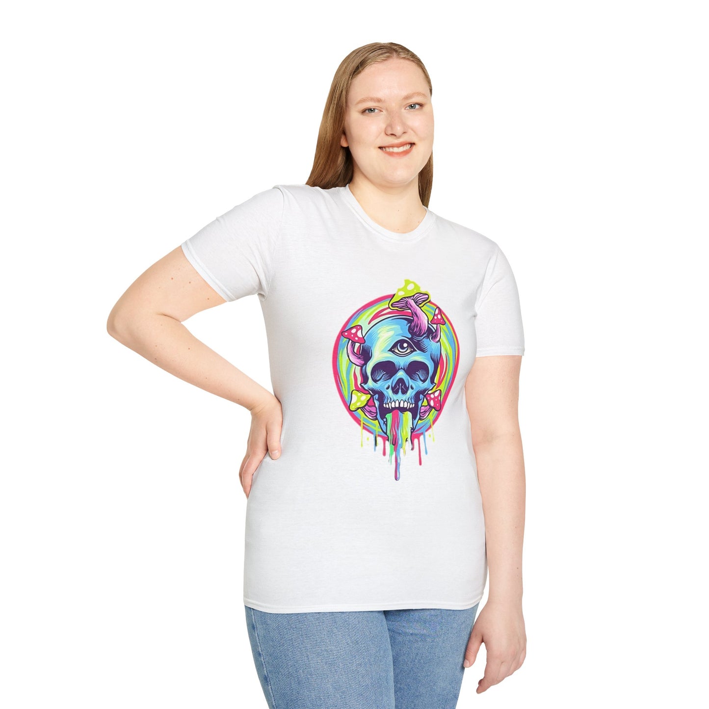 Skull Tee Shirt, Skeleton Shirt, Shirt with Skull, Shirt with Skeleton