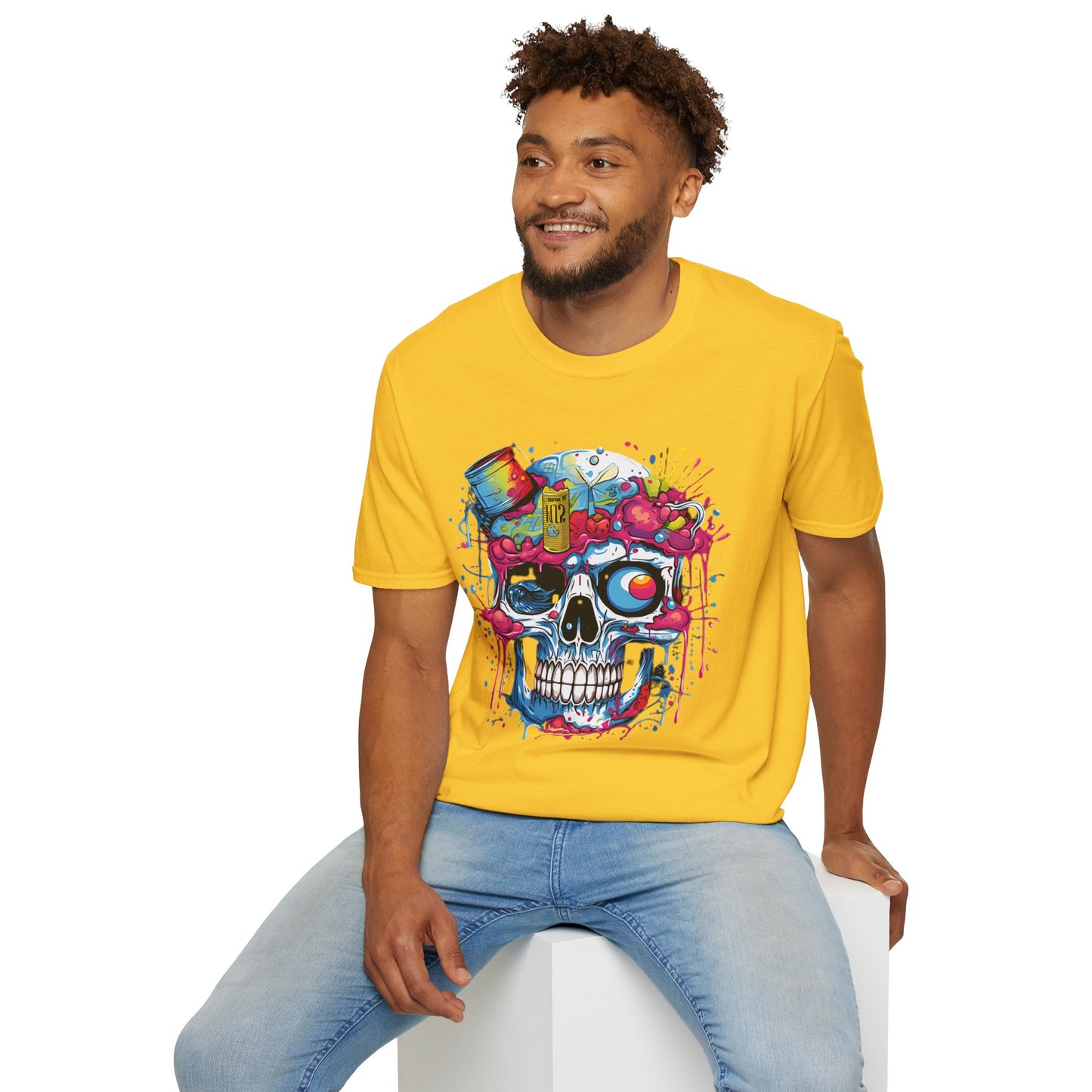 Skull Tee Shirt, Skeleton Shirt, Shirt with Skull, Shirt with Skeleton