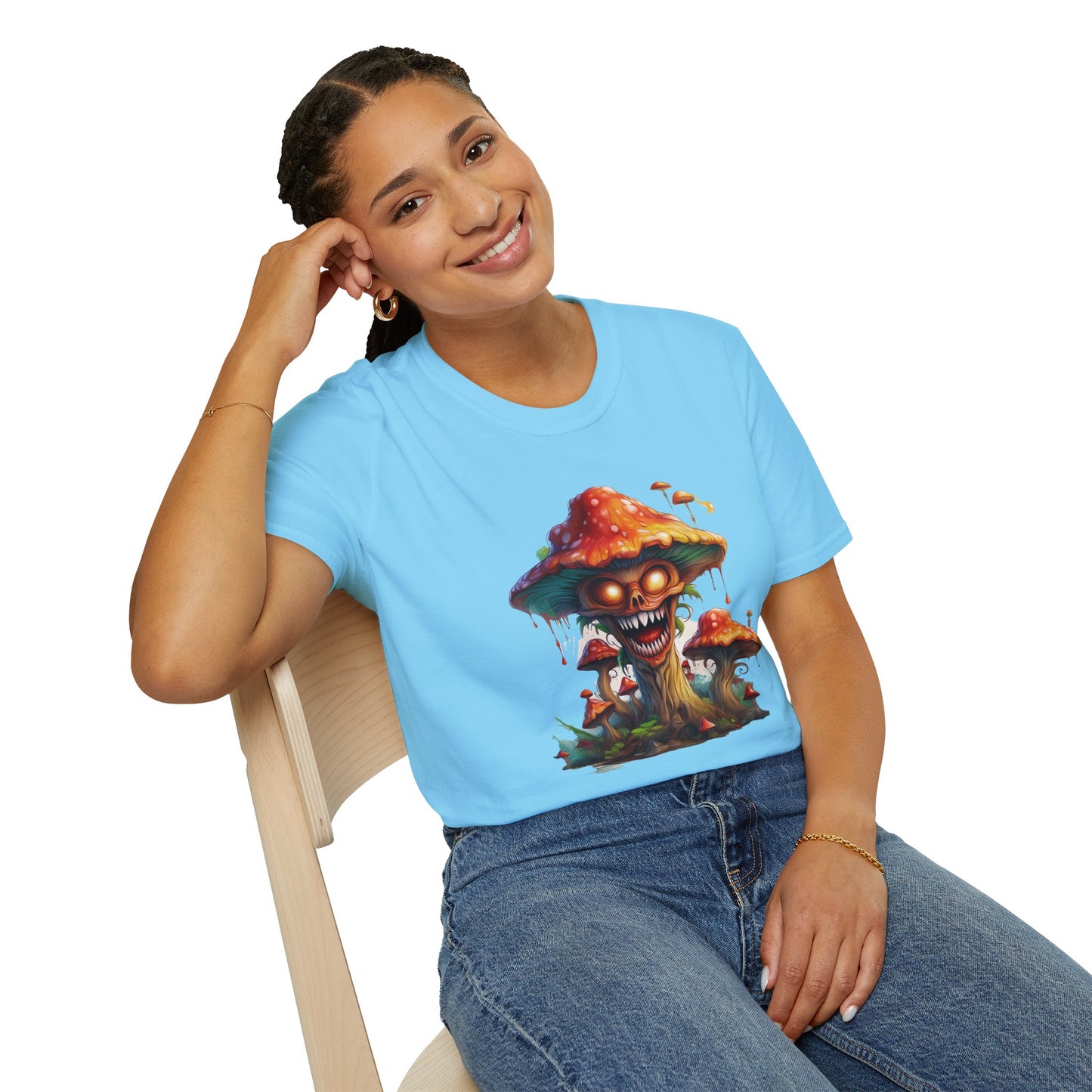 Mashroom Tee Shirt, Mashroom Shirt, Shirt with Funny Mashroom, Shirt with Fungus
