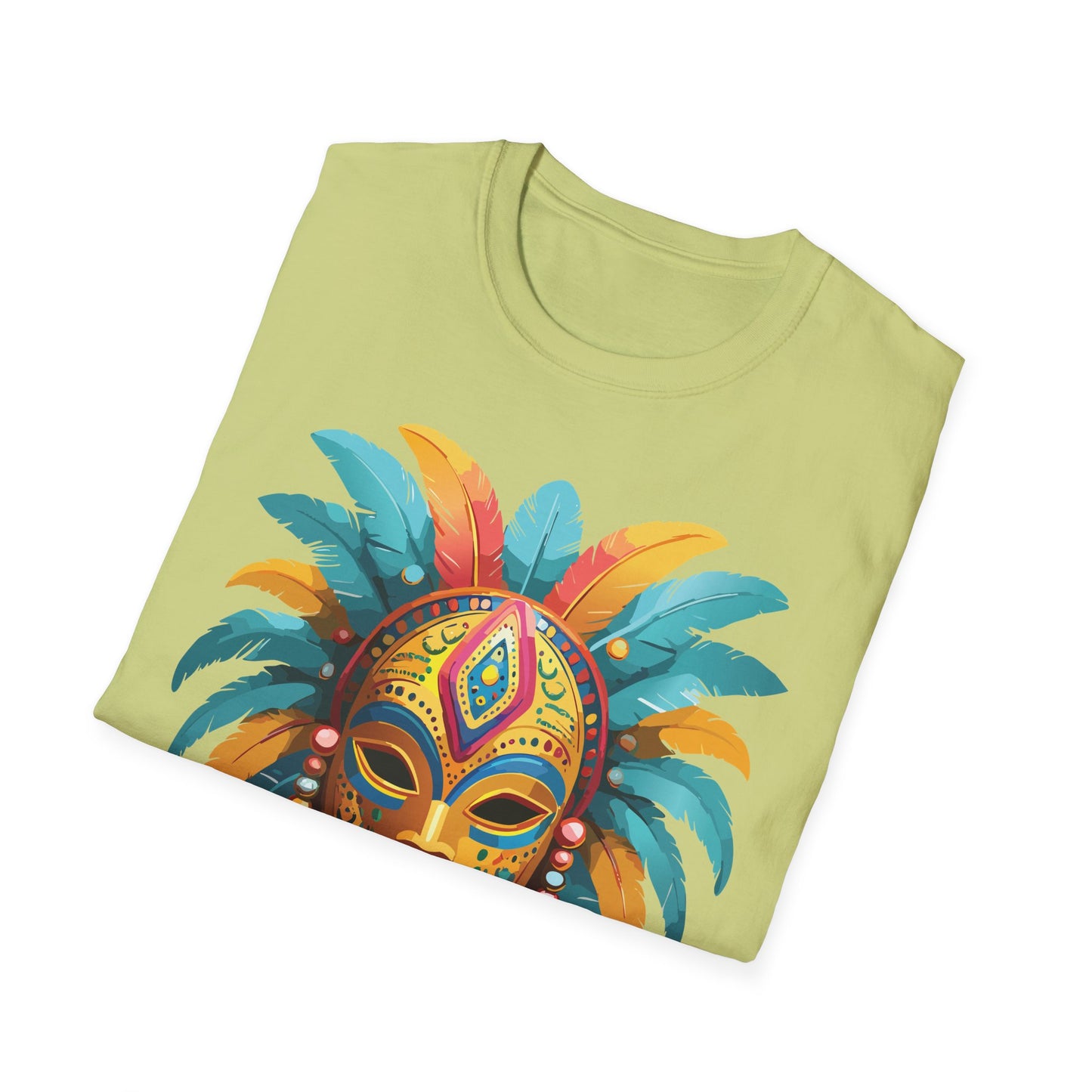 Mask Tee Shirt, Mask Shirt, Shirt with Mask, Masquerade Tees