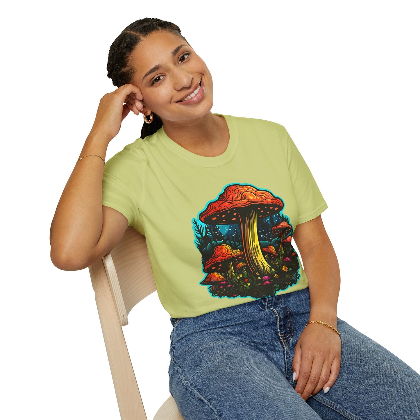 Mashroom Tee Shirt, Mashroom Shirt, Shirt with Funny Mashroom, Shirt with Fungus