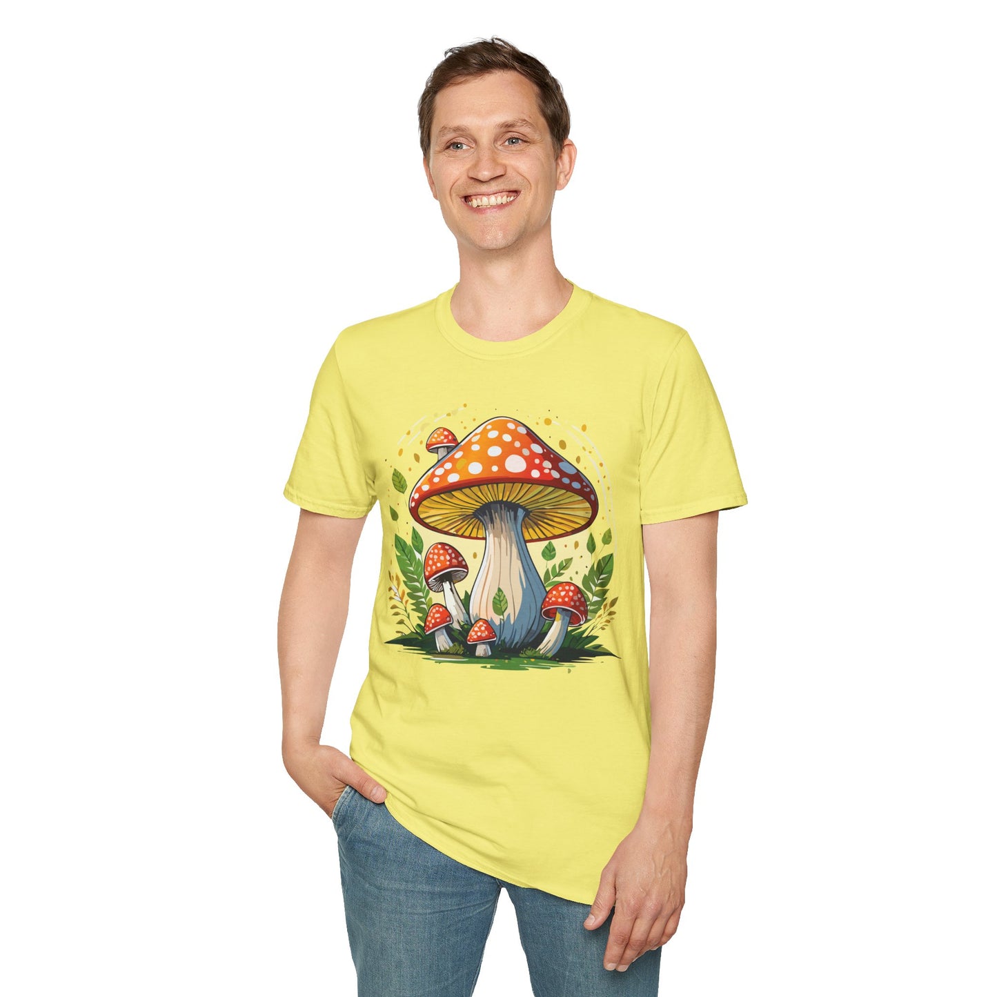 Mashroom Tee Shirt, Mashroom Shirt, Shirt with Funny Mashroom, Shirt with Fungus