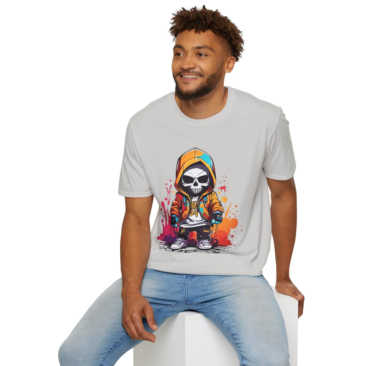 Skull Tee Shirt, Skeleton Shirt, Shirt with Skull, Shirt with Skeleton