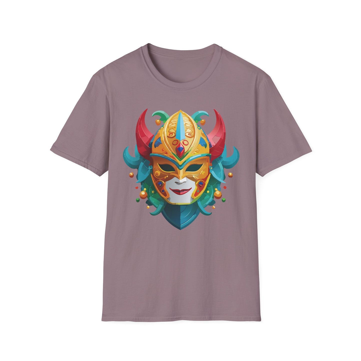 Mask Tee Shirt, Mask Shirt, Shirt with Mask, Masquerade Tees
