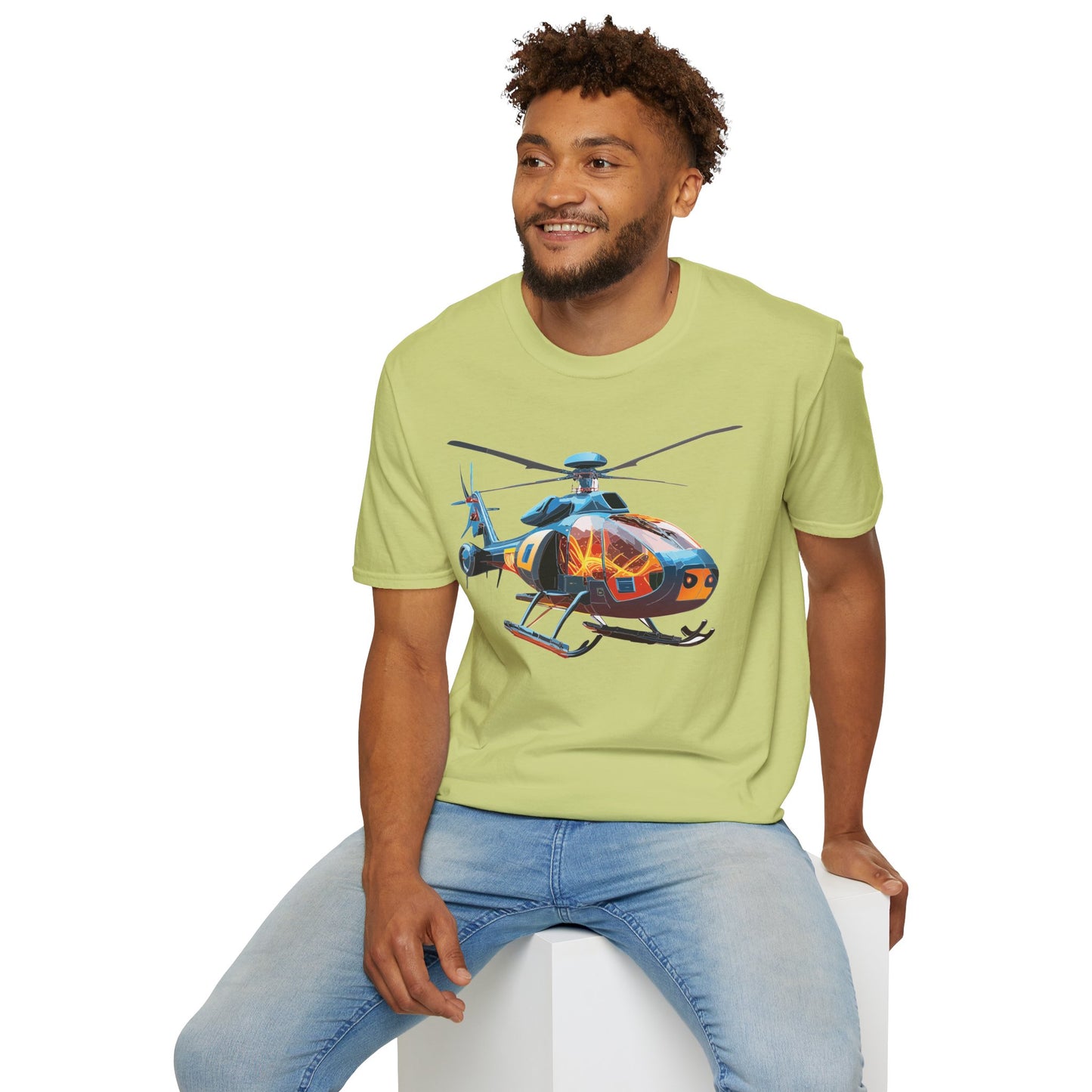 Chopper Shirt, Helicopter Shirt, Shirt with Helicopter, T Shirt with Chopper