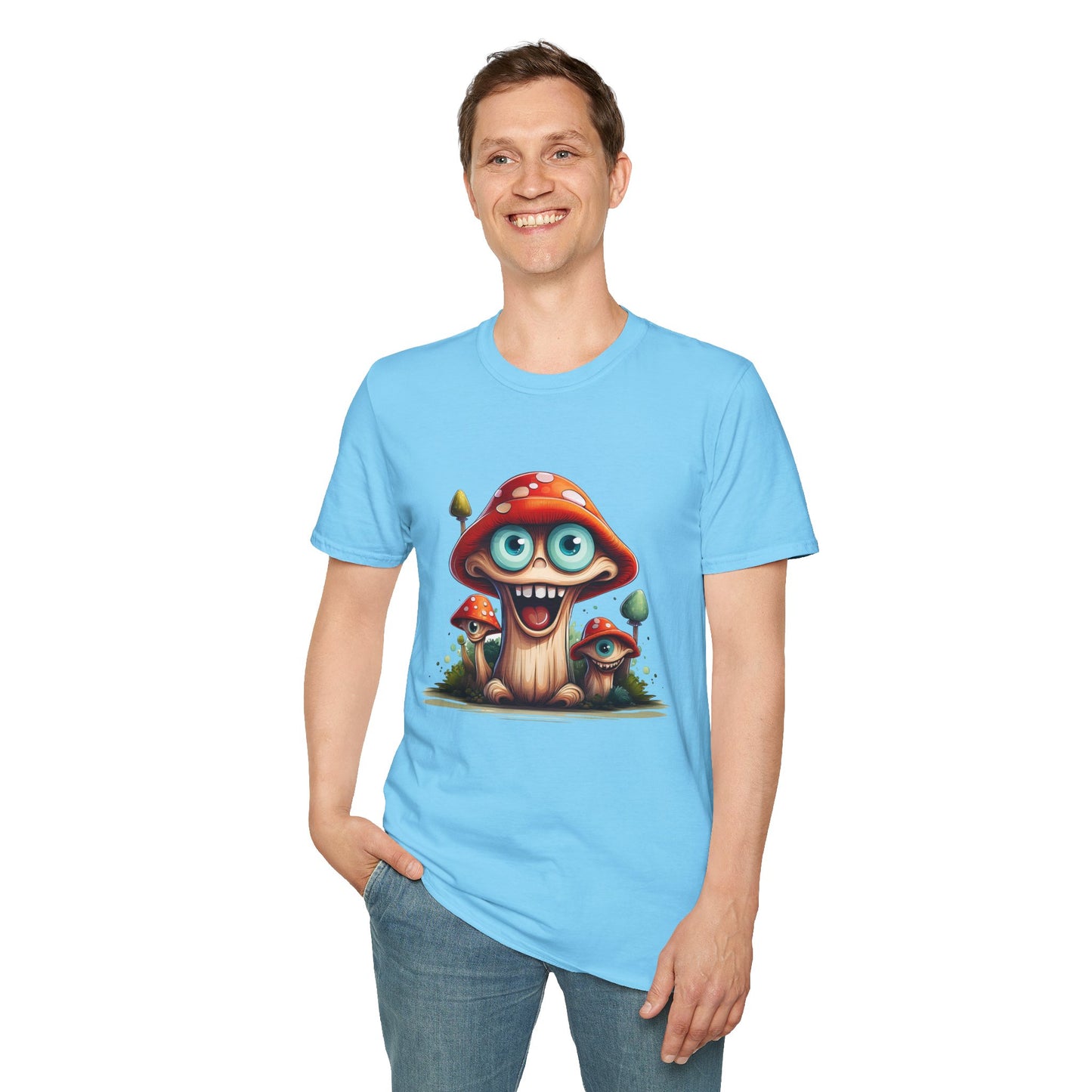 Mashroom Tee Shirt, Mashroom Shirt, Shirt with Funny Mashroom, Shirt with Fungus