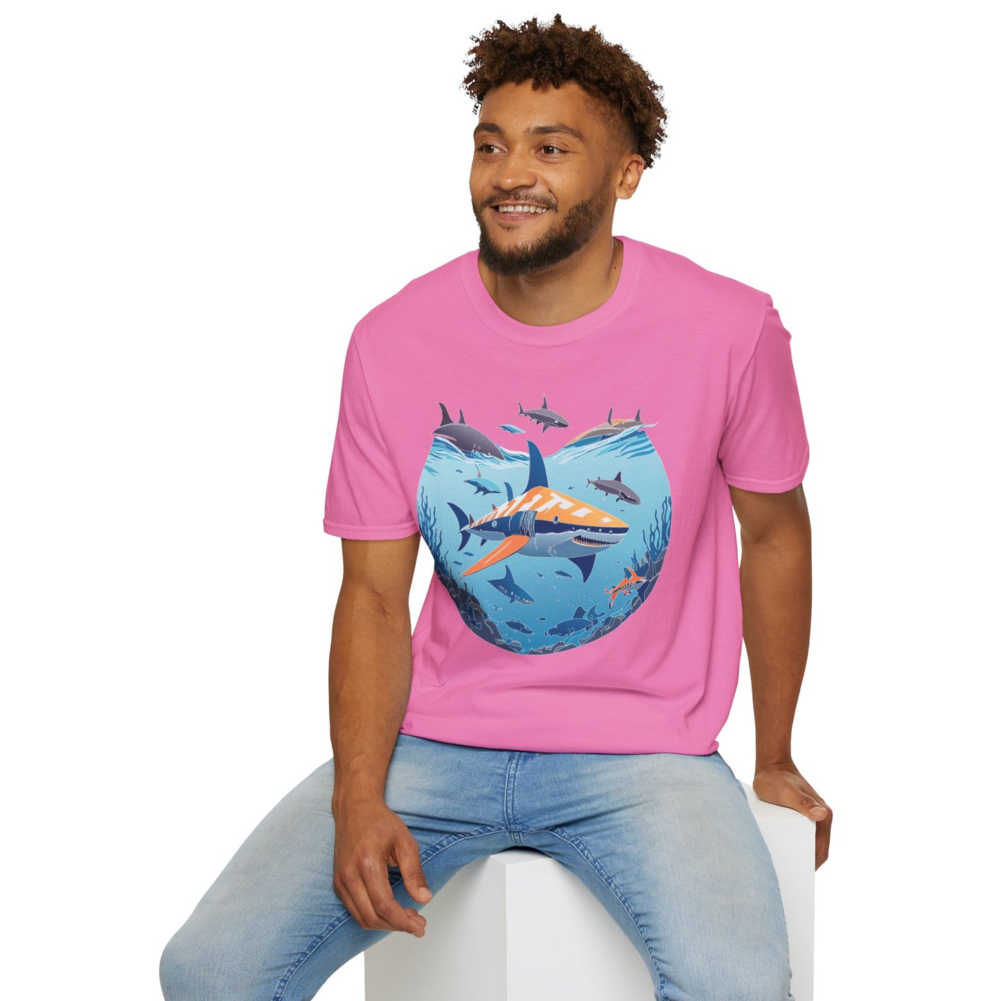 Ocean Tee Shirt, Ocean Shirt, Shirt with Ocean, U boat Tees, Shirt with U-Boat