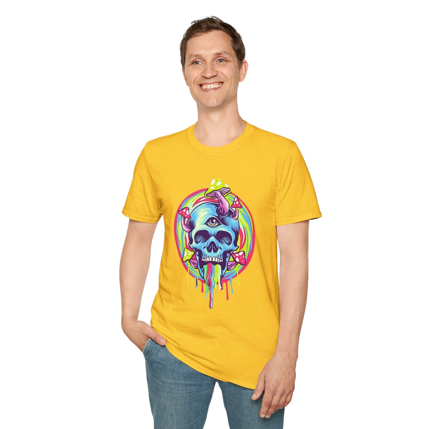 Skull Tee Shirt, Skeleton Shirt, Shirt with Skull, Shirt with Skeleton