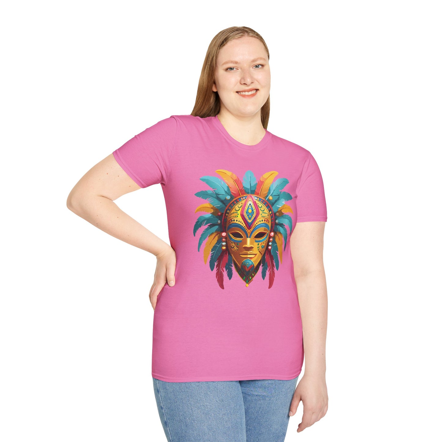 Mask Tee Shirt, Mask Shirt, Shirt with Mask, Masquerade Tees