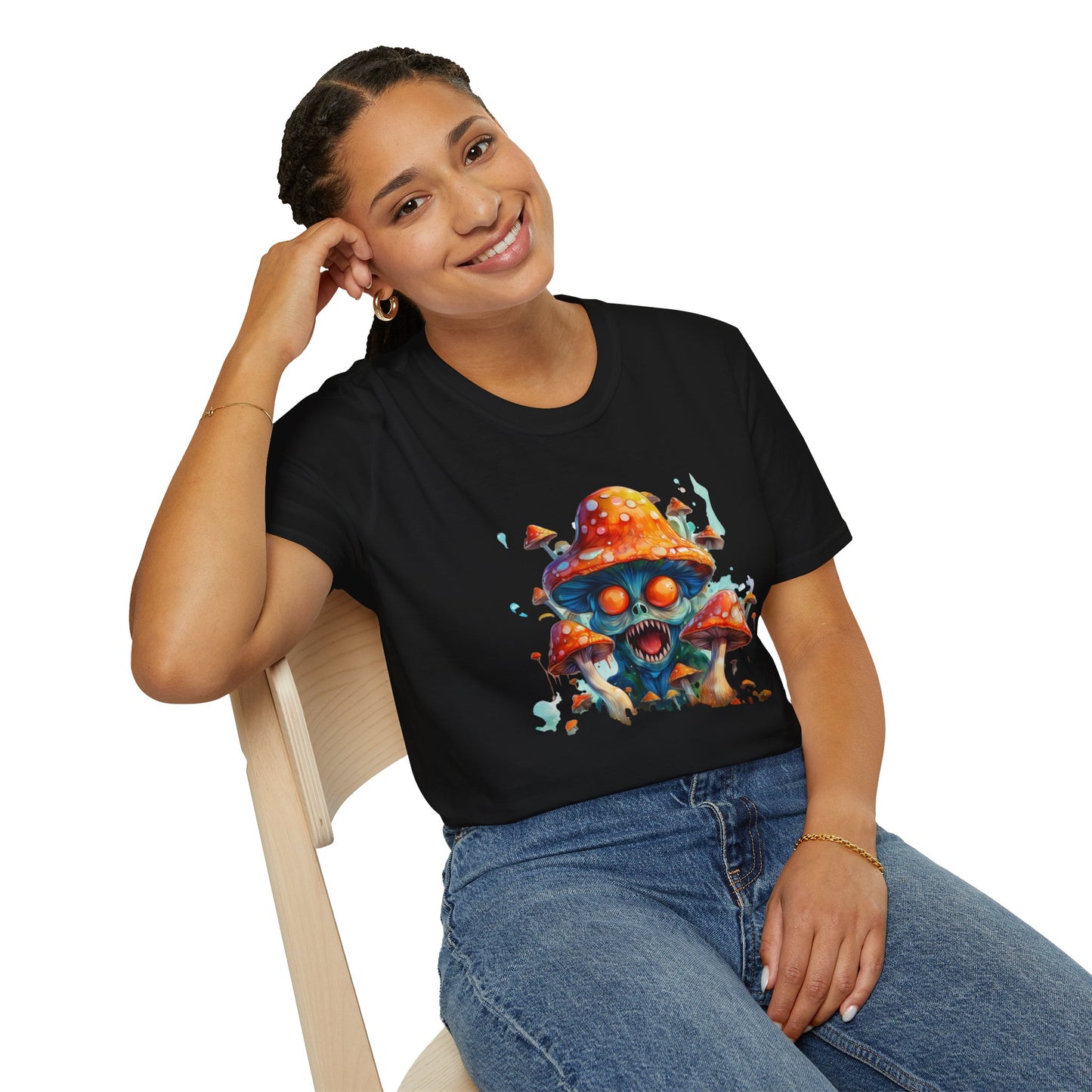 Mashroom Tee Shirt, Mashroom Shirt, Shirt with Funny Mashroom, Shirt with Fungus