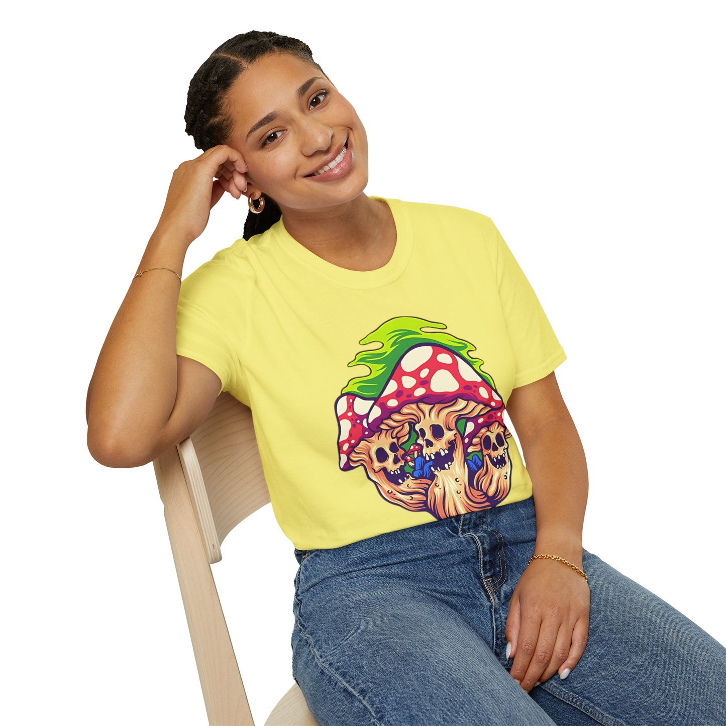 Mashroom Tee Shirt, Mashroom Shirt, Shirt with Funny Mashroom, Shirt with Fungus
