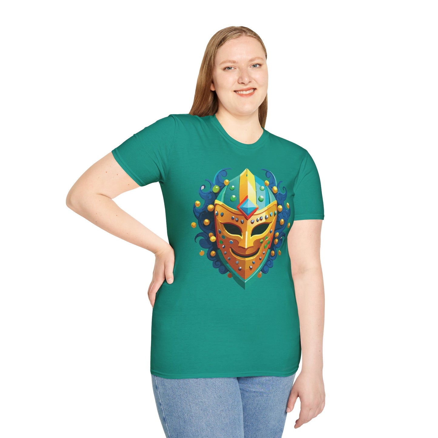 Mask Tee Shirt, Mask Shirt, Shirt with Mask, Masquerade Tees