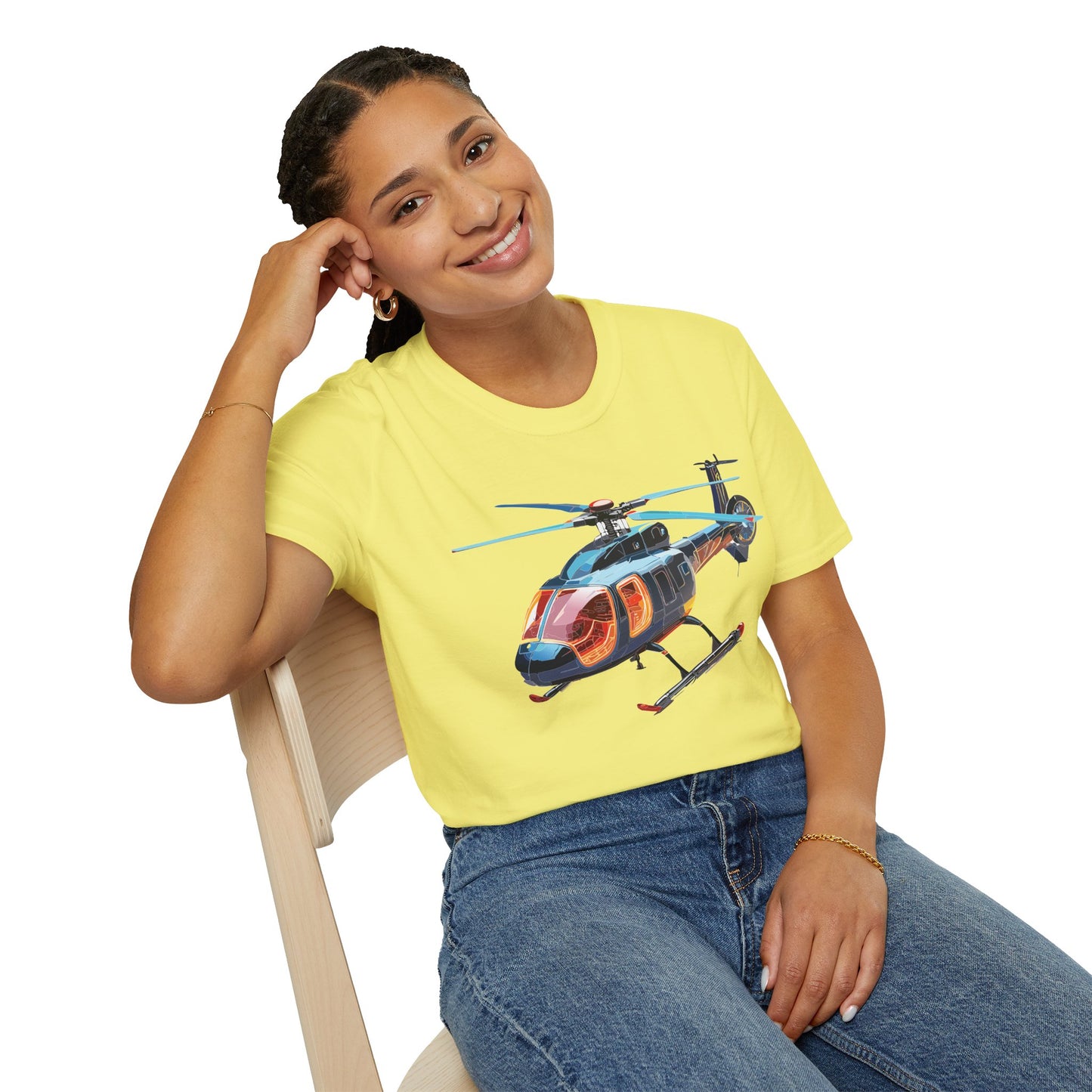 Chopper Shirt, Helicopter Shirt, Shirt with Helicopter, T Shirt with Chopper